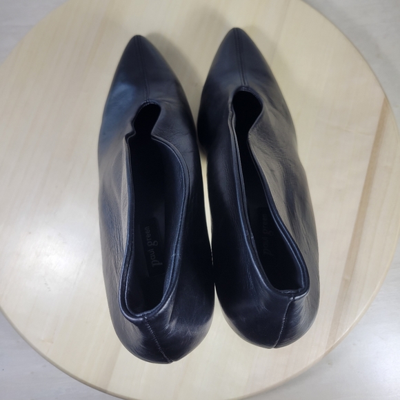Paul Green Black Leather Heeled Boots Booties Women's Size 5.5 - Picture 5 of 11